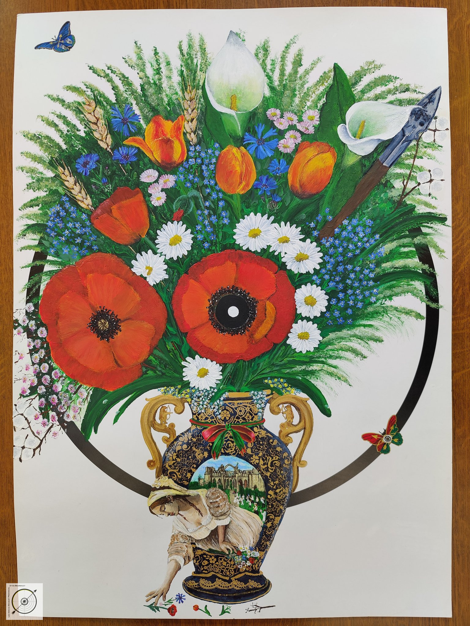 La jeune fille au bouquet